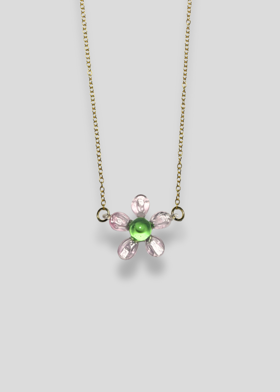 Bloom Necklace Pink/Green