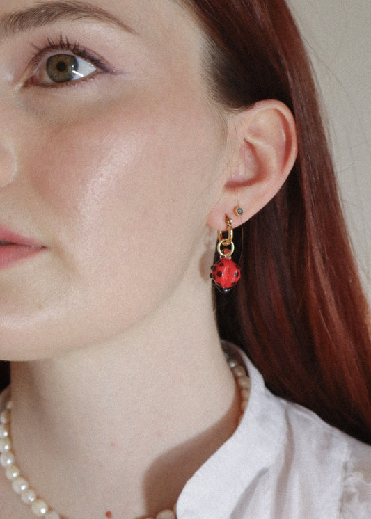 love Bug Hoops