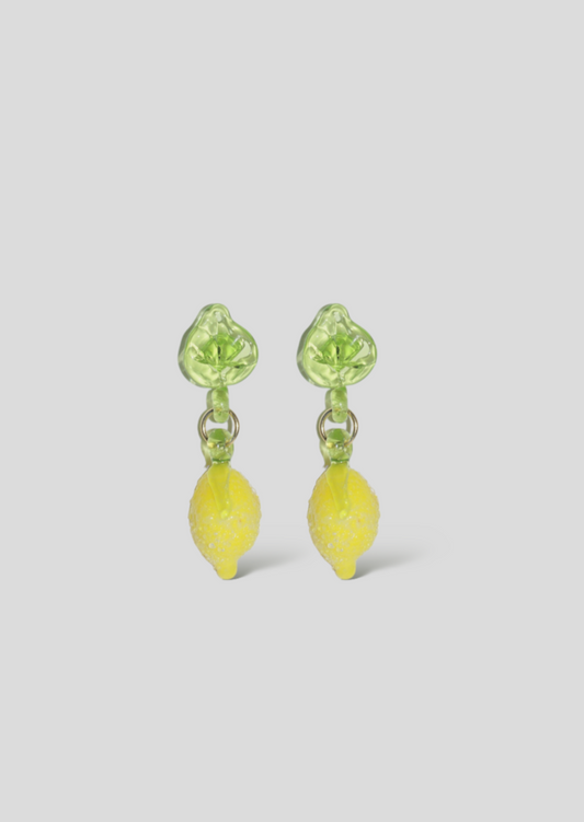XL Cecilia Lemon droplet earrings by Jean Riley