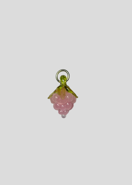 Glass Charm - Salmonberry