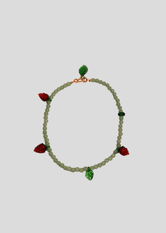 Raspberry Garden Necklace