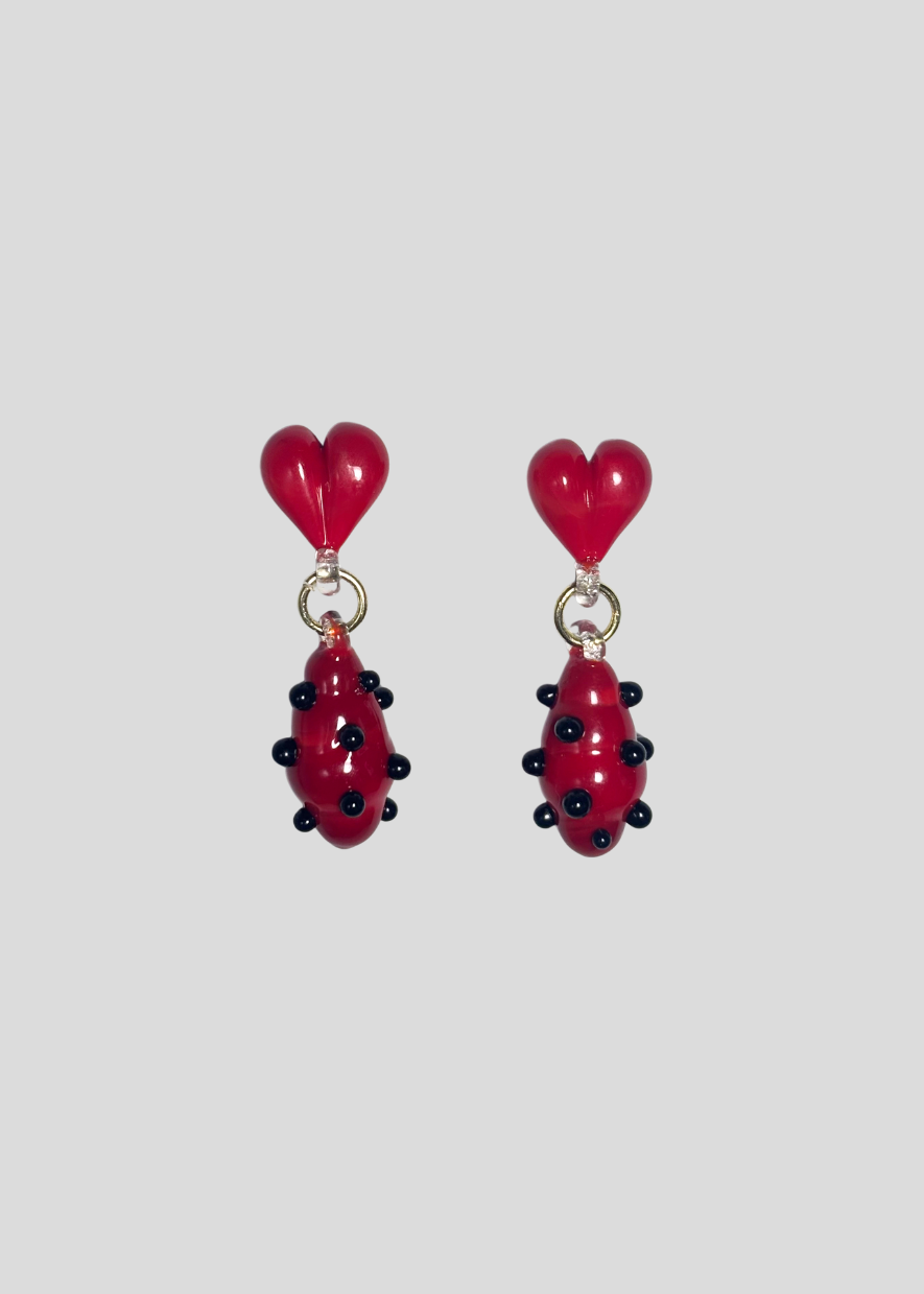 Love Bug Droplets - Red/Black