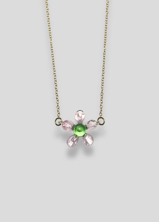 Bloom Necklace Pink/Green