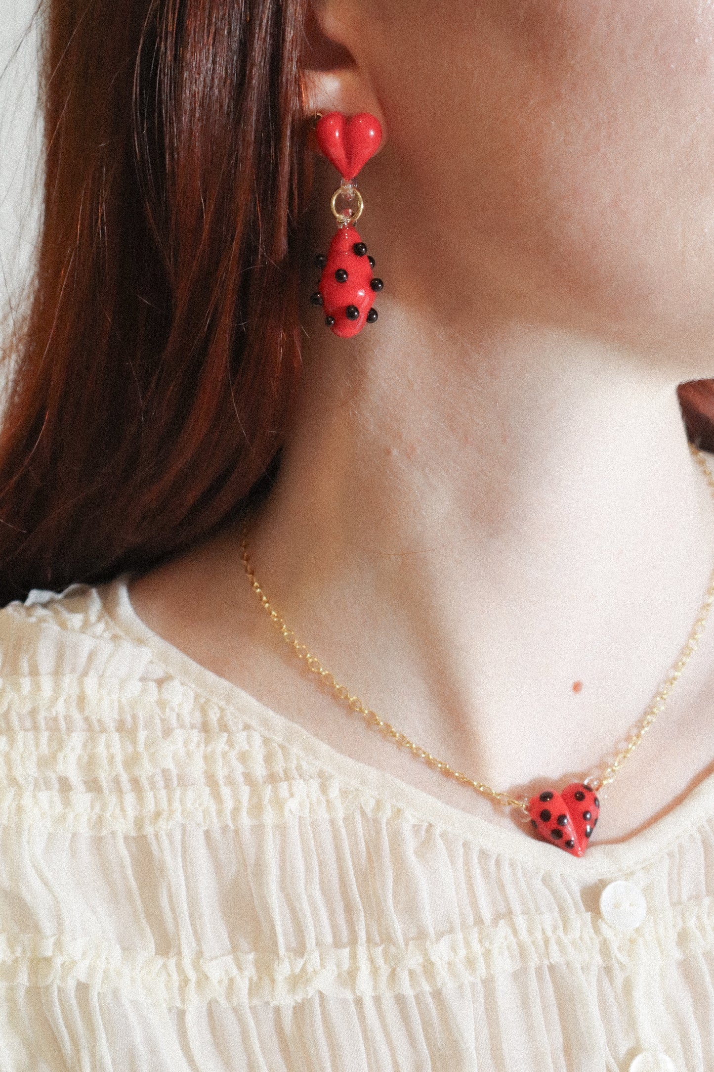 Love Bug Droplets - Red/Black