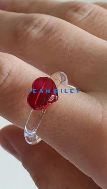 Heart of Glass ring - Jean Riley